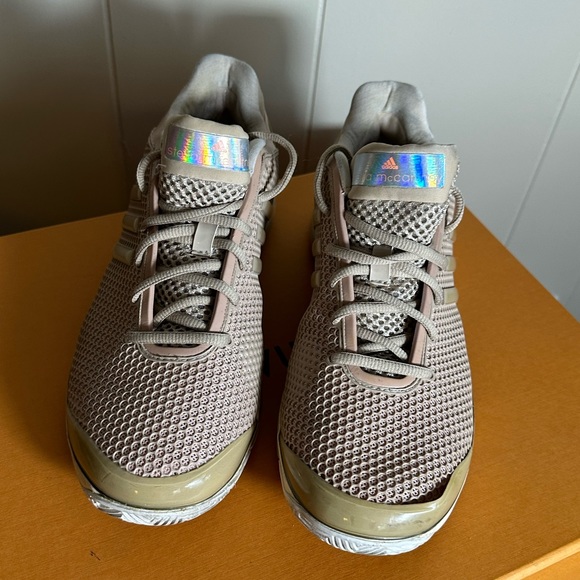 Adidas Stella McCartney Pink Barricade Sneakers/ sz 9.5 - Picture 12 of 16